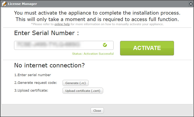 Activation Successful Activation Successful