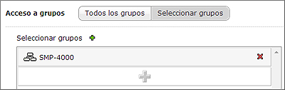 Select groups
