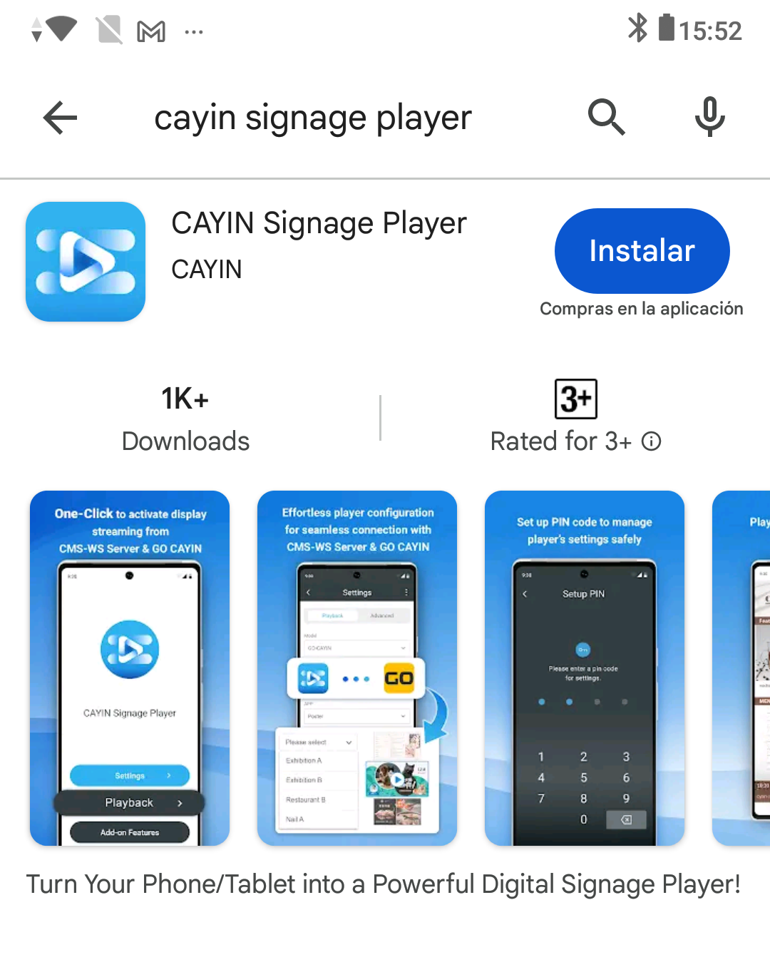 Install CAYIN Signage Player