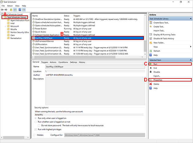 task schedule library