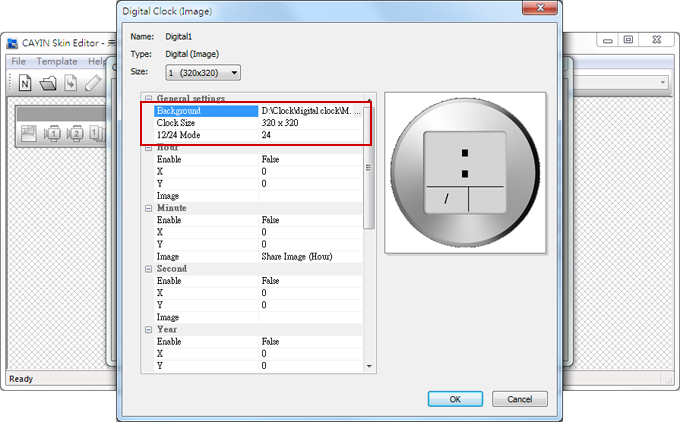 Create a Digital Clock (Image)