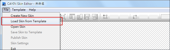 Load Skin from Template Load Skin from Template