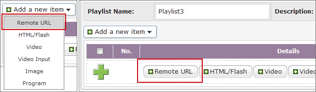 Add a new item