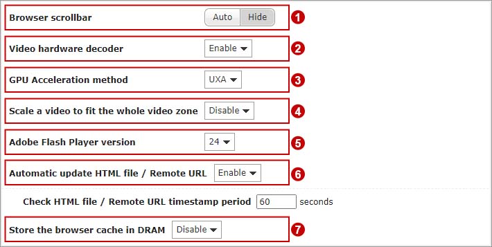 Playback Attributes