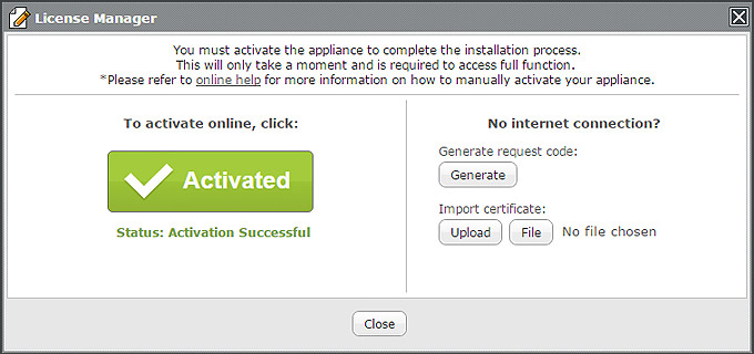 Activation Successful Activation Successful